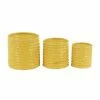 Wholesale ⌛ Grayson Lane 9-in W x 9-in H Yellow Clay Planter - 3-Pack 🛒