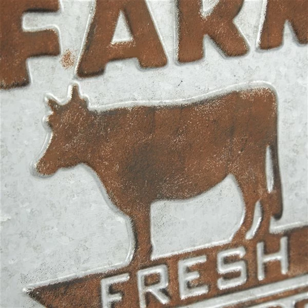 Discount 💯 Grayson Lane 18-in H x 18-in W Farmhouse Metal Sign Wall Accent - Set of 2 ⭐ 3 Discount 💯 Grayson Lane 18-in H x 18-in W Farmhouse Metal Sign Wall Accent - Set of 2 ⭐ - Image 3