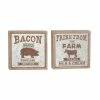 Discount 💯 Grayson Lane 18-in H x 18-in W Farmhouse Metal Sign Wall Accent - Set of 2 ⭐