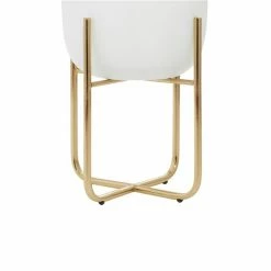 New ⌛ Grayson Lane 10-in W x 16-in H White Metal Planter - 2-Pack 💯 -GRAYSON LANE Sales 2022 330941279 AlternateImage3 l