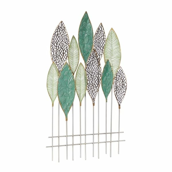 Coupon 🔔 Grayson Lane 33.15-in H x 21-in W Metal Leaves Wall Accent ✔️ 5 Coupon 🔔 Grayson Lane 33.15-in H x 21-in W Metal Leaves Wall Accent ✔️ - Image 5