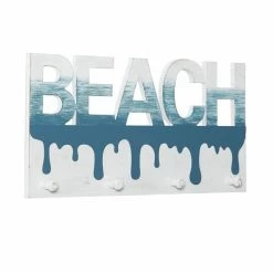 Flash Sale 🥰 Grayson Lane Blue/White Beach Wood Decorative 4 Shaker Peg - Set of 1 🎁 -GRAYSON LANE Sales 2022 330941289 AlternateImage5 l