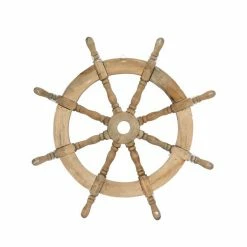 Top 10 🌟 Grayson Lane 24-in H x 24-in W Coastal Wood Ship Wheel Wall Accent 🤩 -GRAYSON LANE Sales 2022 330941308 AlternateImage8 l
