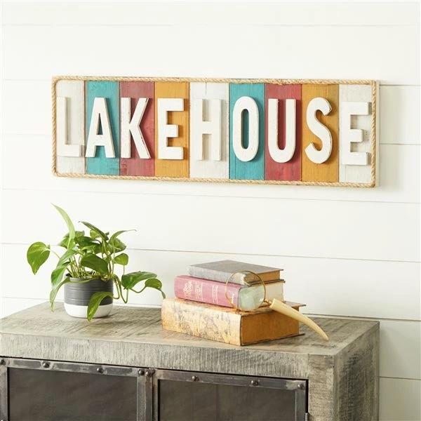 Best deal ❤️ Grayson Lane 11-in H x 36-in W Coastal Wood Sign Wall Accent ⌛ 2 Best deal ❤️ Grayson Lane 11-in H x 36-in W Coastal Wood Sign Wall Accent ⌛ - Image 2