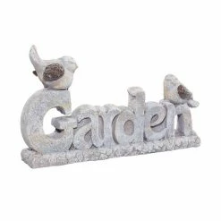 Top 10 😉 Grayson Lane 15-in x 26-in White Polystone Country Garden Sculpture ❤️