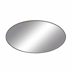 Cheapest ✨ Grayson Lane 31-in L x 18-in W Oval Black Framed Wall Mirror 👏