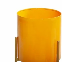 Wholesale ❤️ Grayson Lane 9.7-in W x 18-in H Yellow Metal Planter - 3-Pack 🥰 -GRAYSON LANE Sales 2022 330941340 AlternateImage3 l