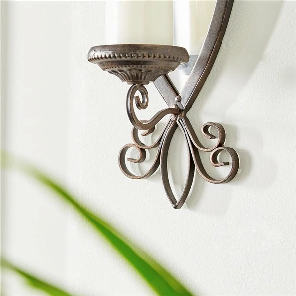 Top 10 ⌛ Grayson Lane 1 Candle Metal Sconce Candle Holder ❤️ 3 Top 10 ⌛ Grayson Lane 1 Candle Metal Sconce Candle Holder ❤️ - Image 3