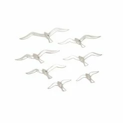 Best Sale π Grayson Lane 4-in H x 16-in W Birds Aluminum Wall Accent - Set of 7 β