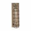 Deals 🔥 Grayson Lane 10-in W Distressed Brown Industrial Wall Sconce 💯