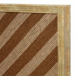 Best deal 🌟 Grayson Lane Brown Wood Framed 24-in H x 24-in W Abstract MDF Hand-Painted Shadow Box ⭐ -GRAYSON LANE Sales 2022 330941360 AlternateImage3 l