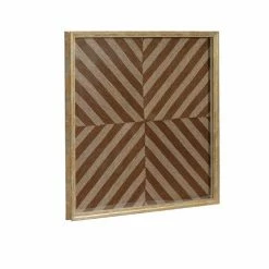 Best deal 🌟 Grayson Lane Brown Wood Framed 24-in H x 24-in W Abstract MDF Hand-Painted Shadow Box ⭐ -GRAYSON LANE Sales 2022 330941360 AlternateImage5 l