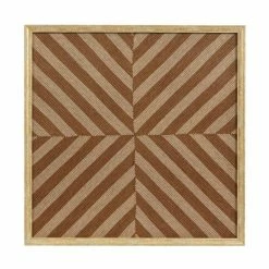Best deal 🌟 Grayson Lane Brown Wood Framed 24-in H x 24-in W Abstract MDF Hand-Painted Shadow Box ⭐