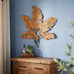 Best Pirce ⭐ Grayson Lane 35-in H x 34-in W Rustic Metal Leaves Wall Accent 😀 -GRAYSON LANE Sales 2022 330941361 AlternateImage3 l