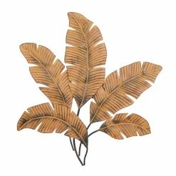 Best Pirce ⭐ Grayson Lane 35-in H x 34-in W Rustic Metal Leaves Wall Accent 😀