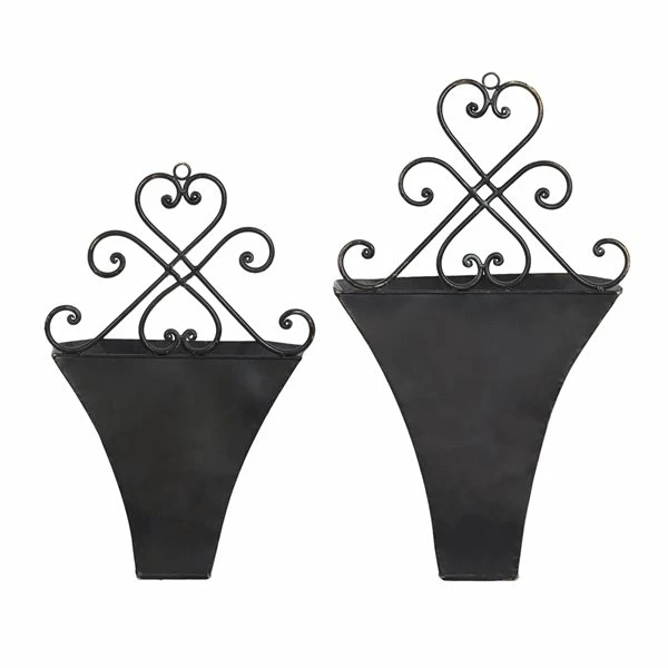 Wholesale βοΈ Grayson Lane 11-in W x 18-in H Brown Metal Hanging Wall Planter - 2-Pack 𧨠5 Wholesale βοΈ Grayson Lane 11-in W x 18-in H Brown Metal Hanging Wall Planter - 2-Pack 𧨠- Image 5