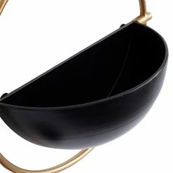 Buy 👏 Grayson Lane 15.50-in W x 14.75-in H Black Metal Hanging Wall Planter - 3-Pack 😍 -GRAYSON LANE Sales 2022 330941368 AlternateImage3 l
