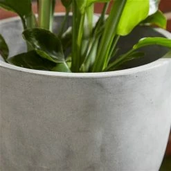 Outlet 🥰 Grayson Lane 16-in W x 32-in H Grey Clay Planter 🛒 -GRAYSON LANE Sales 2022 330941375 AlternateImage3 l
