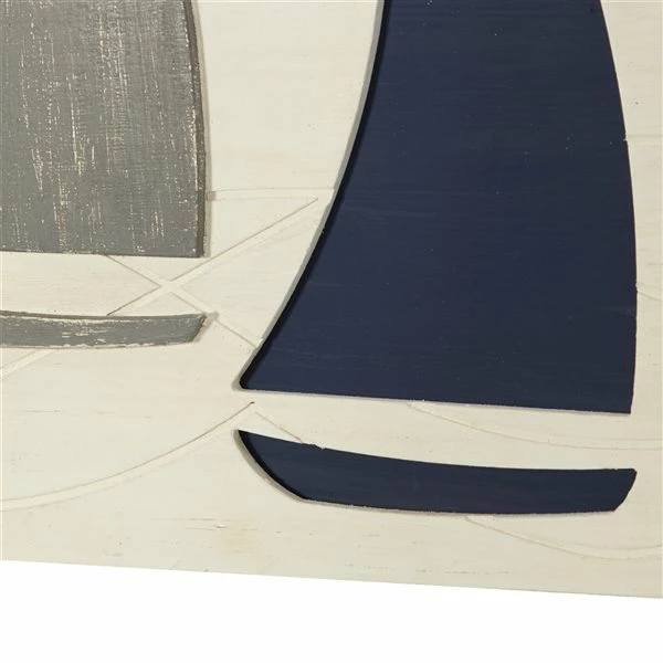 Hot Sale 👍 Grayson Lane 14.35-in H x 31.4-in W Nautical Wood Wall Accent 😍 4 Hot Sale 👍 Grayson Lane 14.35-in H x 31.4-in W Nautical Wood Wall Accent 😍 - Image 4