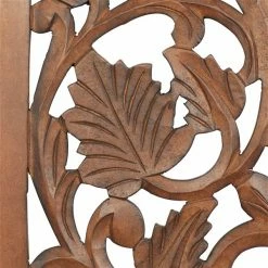 Best Sale 🛒 Grayson Lane 36-in H x 12-in W Traditional Floral Brown Wood Wall Accent ✔️ -GRAYSON LANE Sales 2022 330941408 AlternateImage5 l