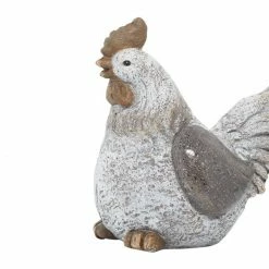 Buy ✨ Grayson Lane 16-in x 15-in Grey Polystone Country Hen Garden Sculpture 🌟 -GRAYSON LANE Sales 2022 330941416 AlternateImage3 l
