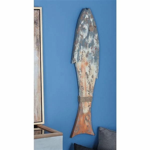 Wholesale 😉 Grayson Lane 9-in H x 41-in W Coastal Wood Wall Accent 🛒 2 Wholesale 😉 Grayson Lane 9-in H x 41-in W Coastal Wood Wall Accent 🛒 - Image 2