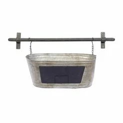 Cheap ✨ Grayson Lane 24-in W x 11-in H Grey Metal Window Box 😉 -GRAYSON LANE Sales 2022 330941429 AlternateImage5 l