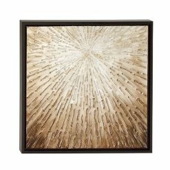 Best Pirce 🤩 Grayson Lane Black Wood Framed 24-in H x 24-in W Abstract Wood 3D Art 😍