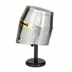 Cheap 👏 GRAYSON LANE Greyson Lane Silver/Gold Vintage Iron Helmet - 17-in x 10-in 🔔 -GRAYSON LANE Sales 2022 330941437 AlternateImage3 l