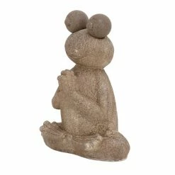 New 👏 Grayson Lane 20-in x 17-in Brown Polystone Eclectic Frog Garden Sculpture 😍 -GRAYSON LANE Sales 2022 330941446 AlternateImage5 l