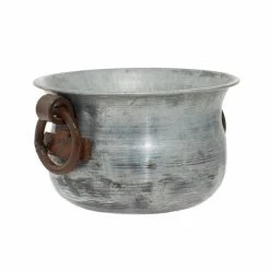 Discount ✔️ Grayson Lane 13-in W x 6-in H Grey Metal Planter - 3-Pack ✨ 8 Discount ✔️ Grayson Lane 13-in W x 6-in H Grey Metal Planter - 3-Pack ✨ -GRAYSON LANE Sales 2022 330941447 AlternateImage3 l