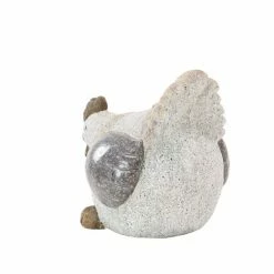 Deals ❤️ Grayson Lane 13-in x 16-in White Polystone Country Hen Garden Sculpture 👏 -GRAYSON LANE Sales 2022 330941474 AlternateImage5 l