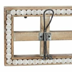 Best Sale ⌛ Grayson Lane Brown/White Wood Decorative Screw Wall Hooks - Set of 1 😉 -GRAYSON LANE Sales 2022 330941479 AlternateImage3 l