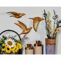 Wholesale ❤️ Grayson Lane 11-in H x 11-in W Gold Birds Polystone Wall Accent - Set of 3 😀 -GRAYSON LANE Sales 2022 330941487 AlternateImage3 l