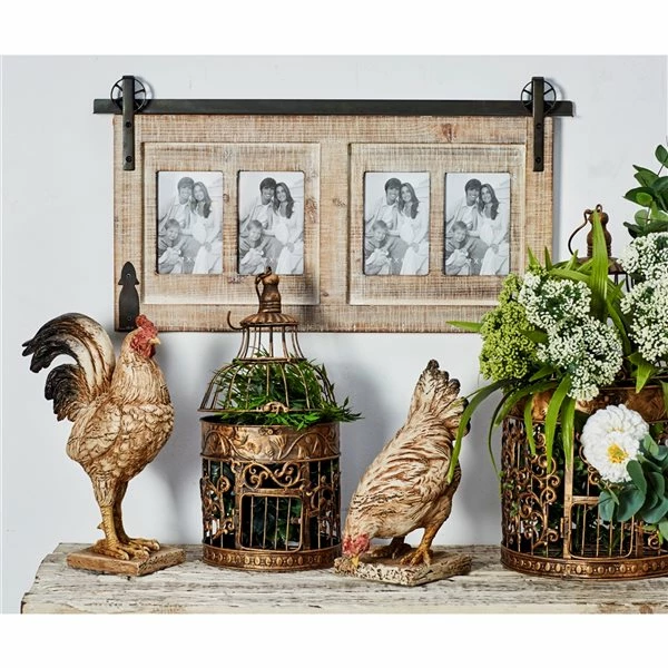 Wholesale 🎁 Grayson Lane 14-in x 26-in Light-Brown Wood Farmhouse Photo Frame 🌟 2 Wholesale 🎁 Grayson Lane 14-in x 26-in Light-Brown Wood Farmhouse Photo Frame 🌟 - Image 2