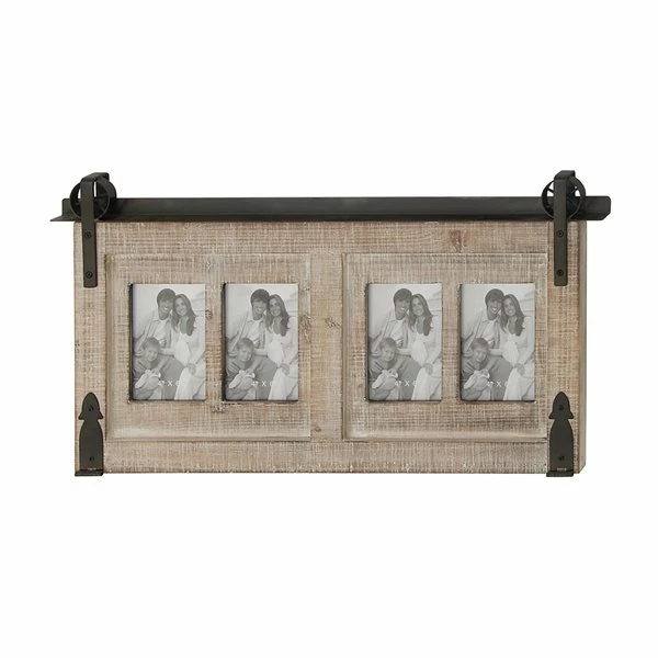 Wholesale 🎁 Grayson Lane 14-in x 26-in Light-Brown Wood Farmhouse Photo Frame 🌟 4 Wholesale 🎁 Grayson Lane 14-in x 26-in Light-Brown Wood Farmhouse Photo Frame 🌟 - Image 4