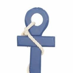 Best deal 💯 Grayson Lane 27-in H x 15-in W Costal Blue Wood Anchor Wall Accent ⭐ -GRAYSON LANE Sales 2022 330941494 AlternateImage5 l