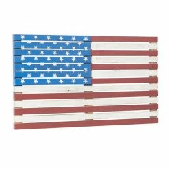 Flash Sale ⌛ Grayson Lane 21-in H x 38-in W Farmhouse Wood American Flag Wall Accent 😀 -GRAYSON LANE Sales 2022 330941526 AlternateImage7 l