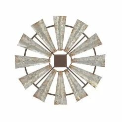 Coupon π Grayson Lane 30-in H x 30-in W Farmhouse Silver Metal Wall Accent π