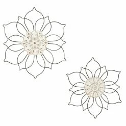 Brand new π Grayson Lane 20.3-in H x 17.7-in W Ornamental Metal Wall Accent - Set of 2 π