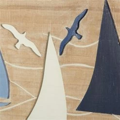 Brand new 👍 Grayson Lane 14.55-in H x 31.4-in W Nautical Wood Wall Accent 🤩 -GRAYSON LANE Sales 2022 330941557 AlternateImage5 l