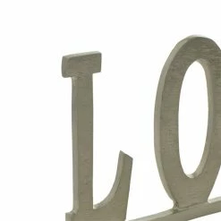 Coupon 🔔 Grayson Lane Traditional Polished Silver Love Aluminum Decorative Sign 🥰 -GRAYSON LANE Sales 2022 330941563 AlternateImage6 l