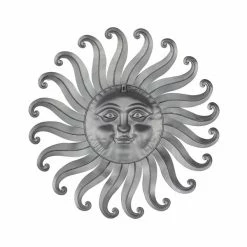 Discount 🔔 Grayson Lane 30-in H x 30-in W Rustic Iron Sun Wall Accent 🎁 -GRAYSON LANE Sales 2022 330941607 AlternateImage8 l