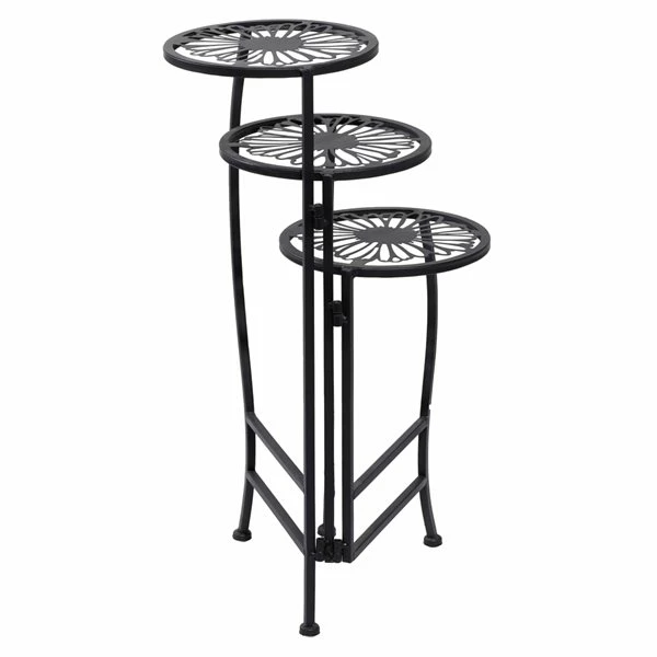 Best Pirce 💯 Grayson Lane 24-in Black Outdoor Cast Iron Plant Stand ❤️ 4 Best Pirce 💯 Grayson Lane 24-in Black Outdoor Cast Iron Plant Stand ❤️ - Image 4