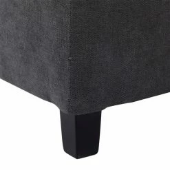 Brand new 👍 Grayson Lane Modern Grey Polyester Square Ottoman ✨ -GRAYSON LANE Sales 2022 330941646 AlternateImage4 l