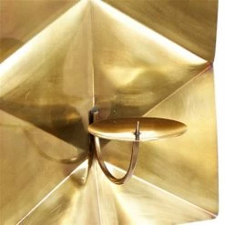 Best Pirce 🔥 Grayson Lane 1-Candle Gold Metal Sconce Candle Holder ⭐ -GRAYSON LANE Sales 2022 330942151 AlternateImage3 l
