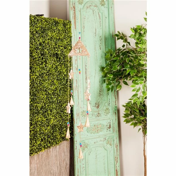 Flash Sale 🎁 Grayson Lane 32-in Gold Wood Stars Wind Chime with Cone-Shaped Wind Catchers ❤️ 2 Flash Sale 🎁 Grayson Lane 32-in Gold Wood Stars Wind Chime with Cone-Shaped Wind Catchers ❤️ - Image 2