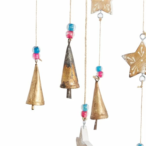 Flash Sale 🎁 Grayson Lane 32-in Gold Wood Stars Wind Chime with Cone-Shaped Wind Catchers ❤️ 3 Flash Sale 🎁 Grayson Lane 32-in Gold Wood Stars Wind Chime with Cone-Shaped Wind Catchers ❤️ - Image 3