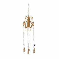 Cheapest 👏 Grayson Lane 31-in Gold Metal Chandelier Wind Chime with Bells 🔔 -GRAYSON LANE Sales 2022 330942164 AlternateImage5 l