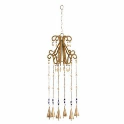 Cheapest 👏 Grayson Lane 31-in Gold Metal Chandelier Wind Chime with Bells 🔔